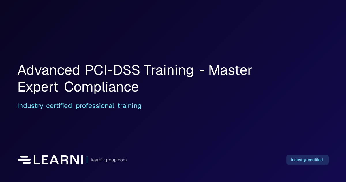 Advanced PCI-DSS Training - Master Expert… | Learni