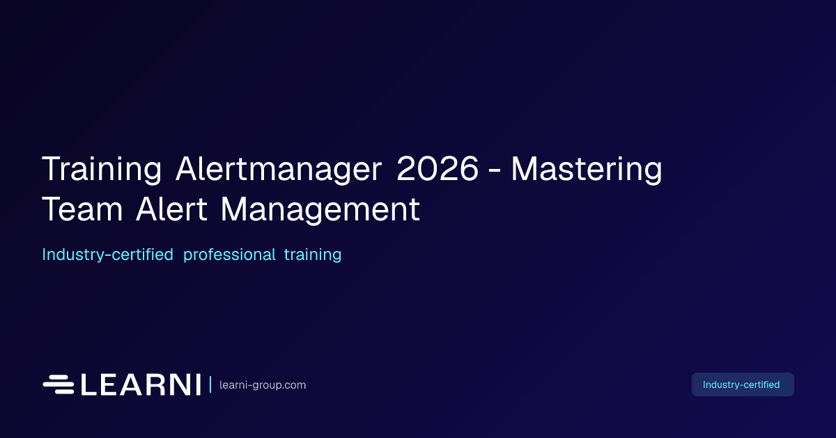 Training Alertmanager 2026 - Mastering Team Alert… | Learni