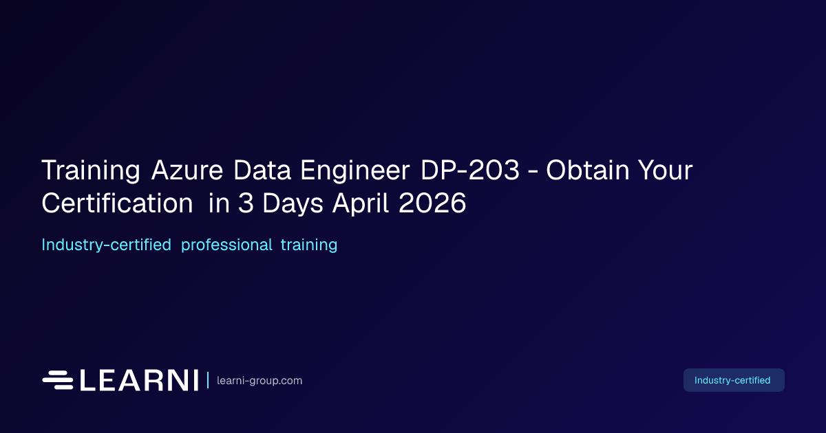Training Azure Data Engineer DP-203 - Obtain Your… | Learni