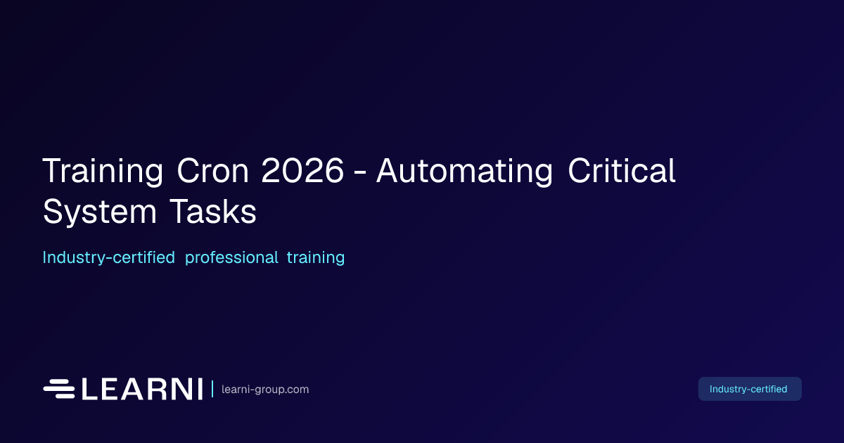Training Cron 2026 - Automating Critical System… | Learni