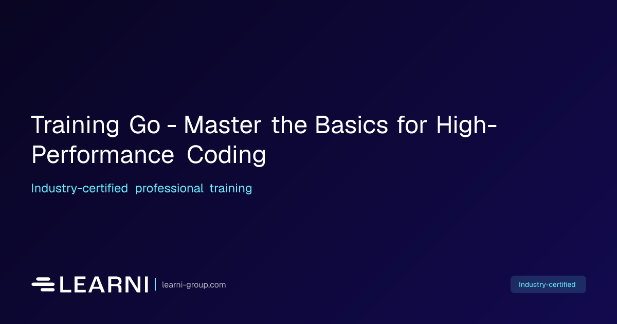 Training Go - Master the Basics for… | Learni