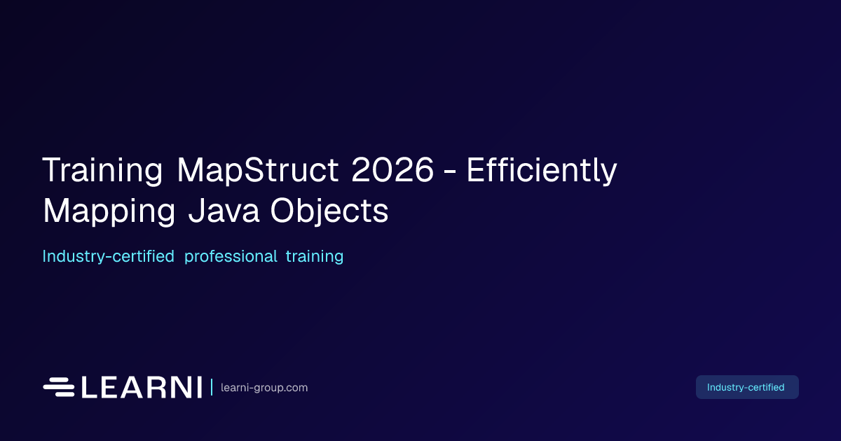Training MapStruct 2026 - Efficiently Mapping… | Learni