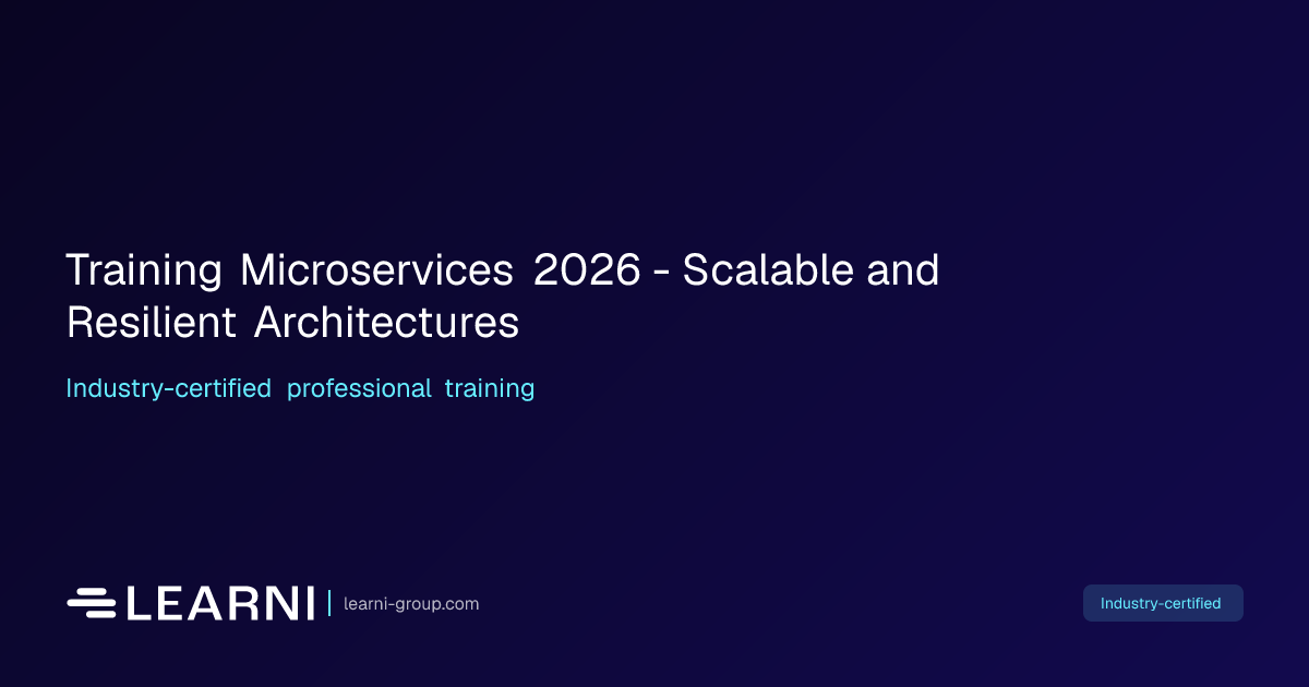 Training Microservices 2026 - Scalable and… | Learni