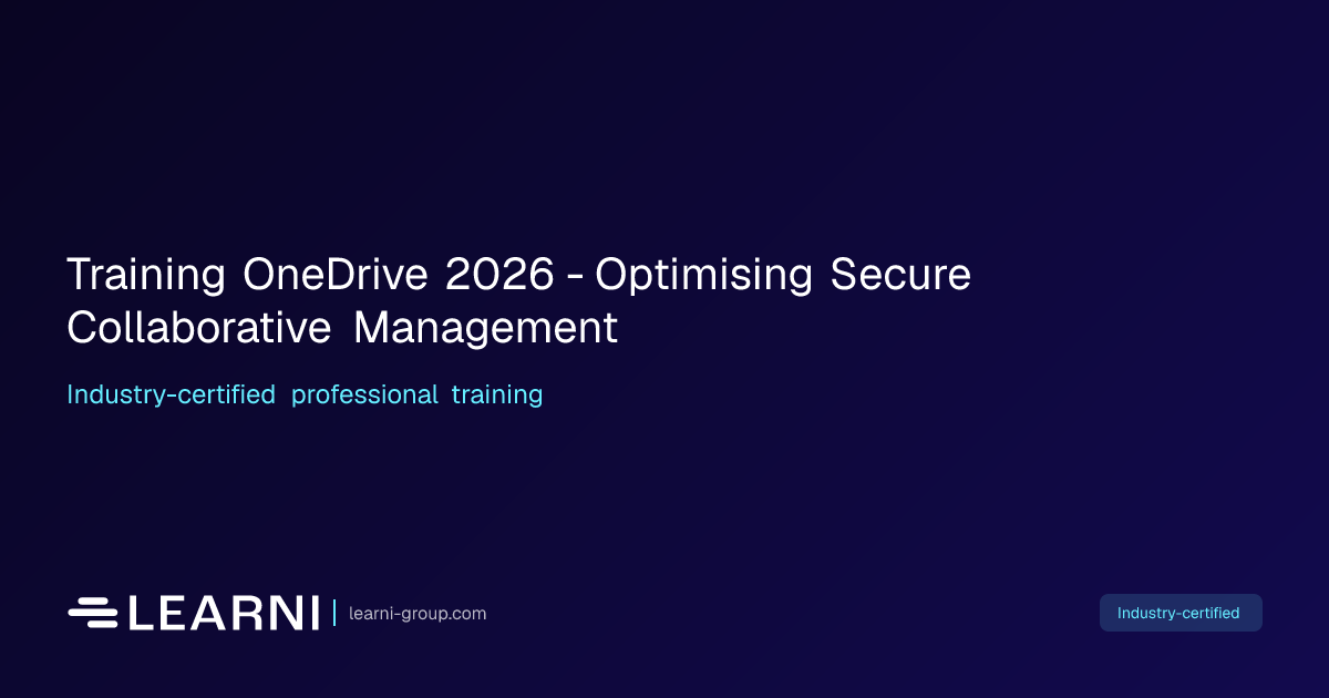 Training OneDrive 2026 - Optimising Secure… | Learni