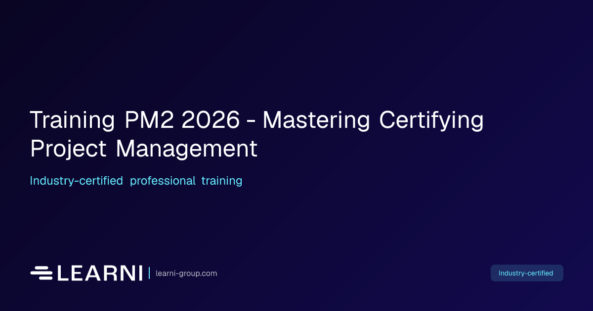 Training PM2 2026 - Mastering Certifying Project… | Learni