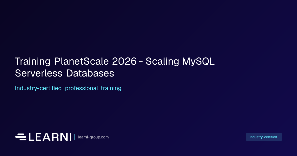 Training PlanetScale 2026 - Scaling MySQL… | Learni