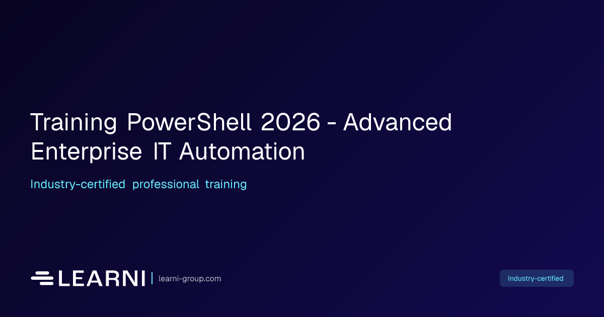 Training PowerShell 2026 - Advanced Enterprise IT… | Learni