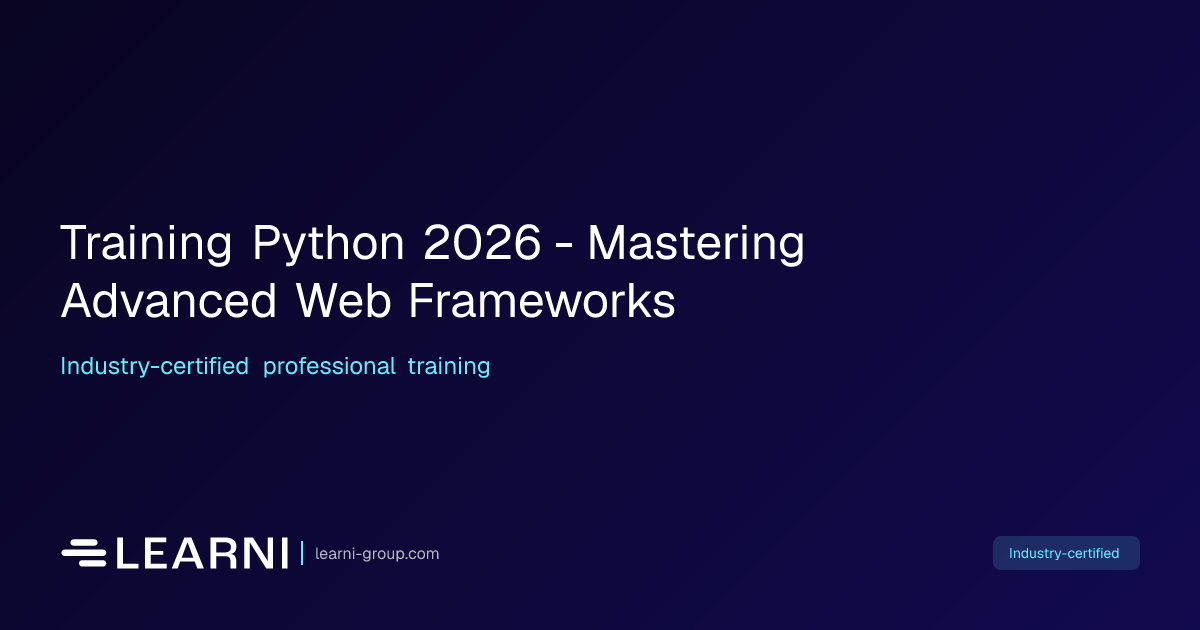 Training Python 2026 - Mastering Advanced Web… | Learni