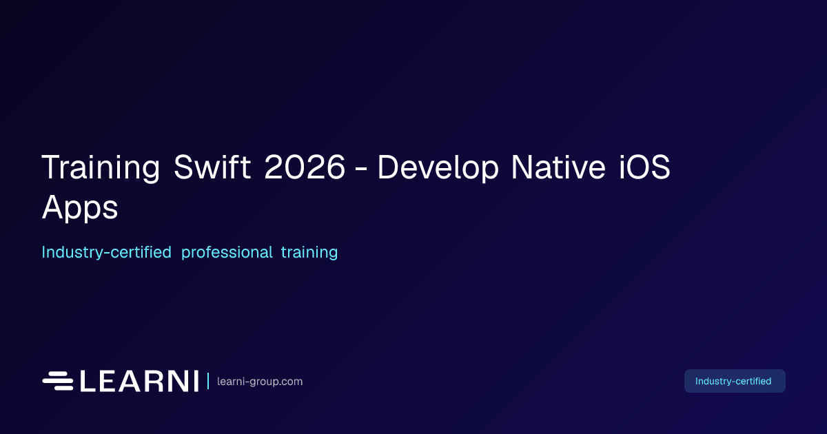 Training Swift 2026 - Develop Native iOS Apps | Learni