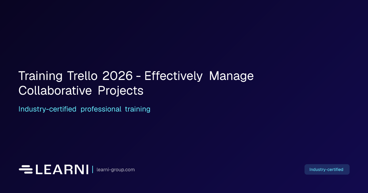 Training Trello 2026 - Effectively Manage… | Learni