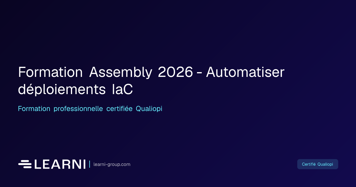 Formation Assembly 2026 - Automatiser… | Learni