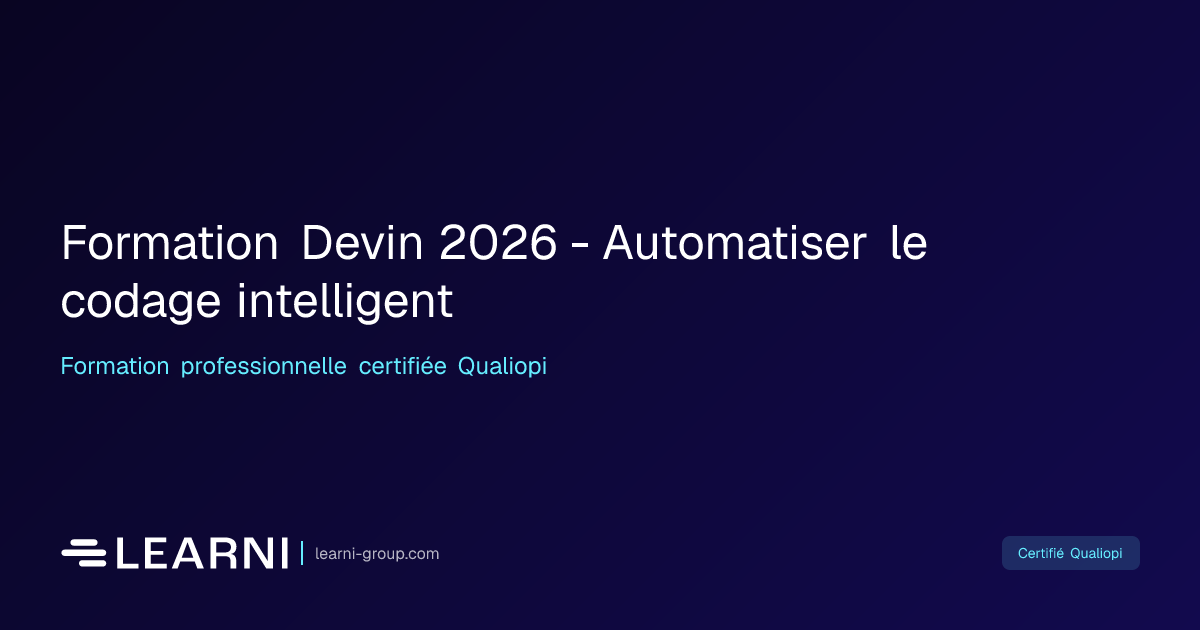 Formation Devin 2026 - Automatiser le codage… | Learni