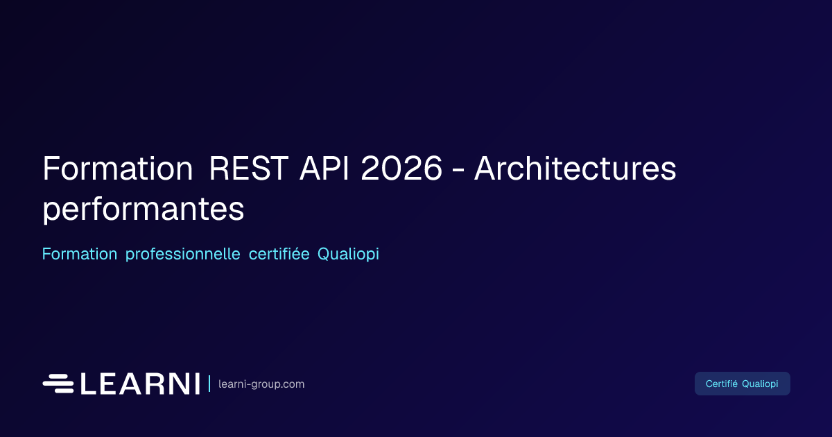 Formation REST API 2026 - Architectures… | Learni