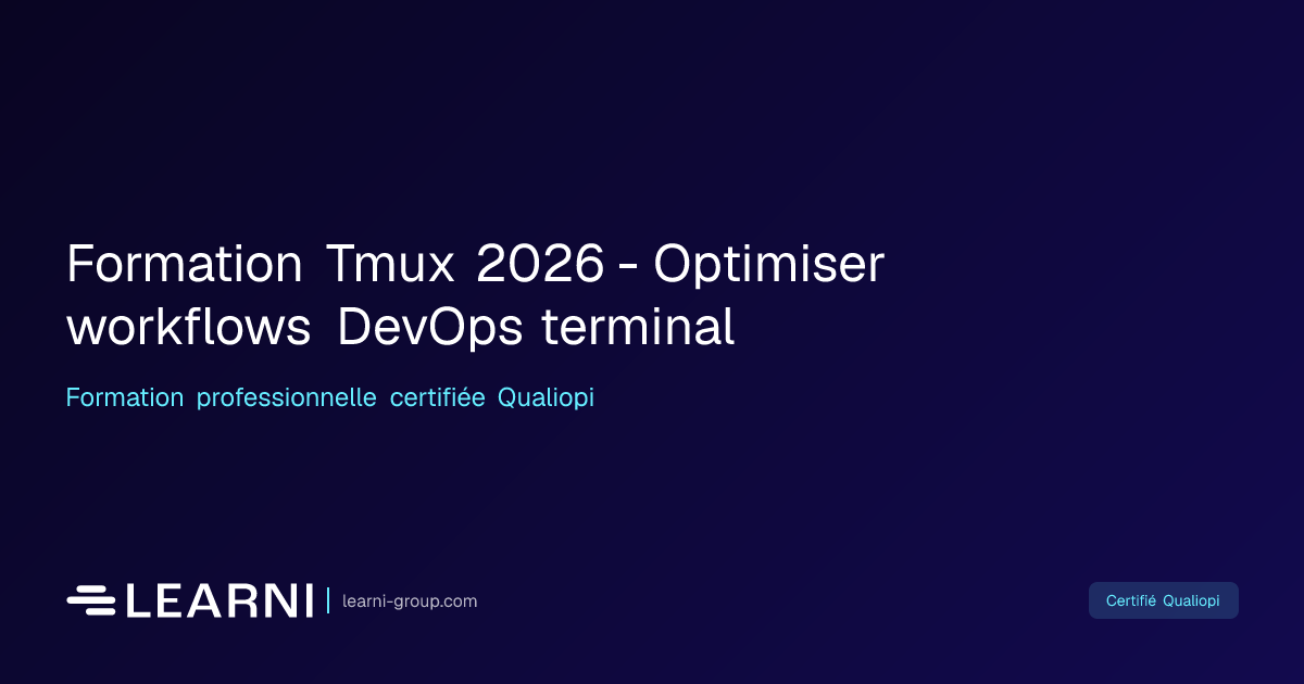 Formation Tmux 2026 - Optimiser workflows DevOps… | Learni