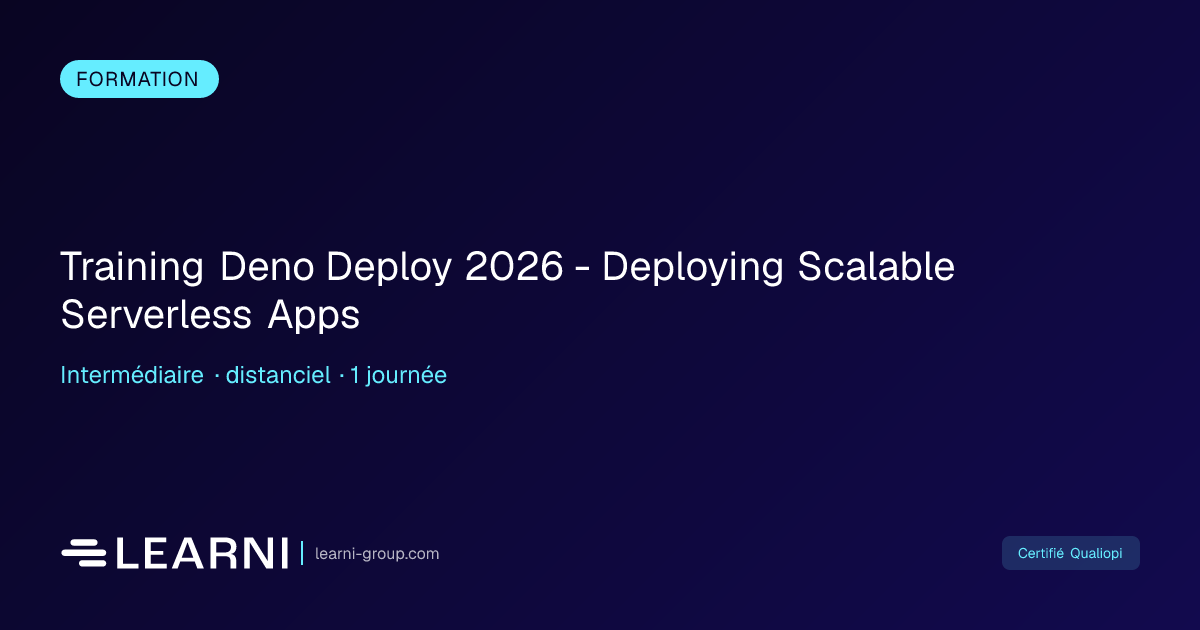 Training Deno Deploy 2026 - Deploying Scalable S... | Learni | Learni ...
