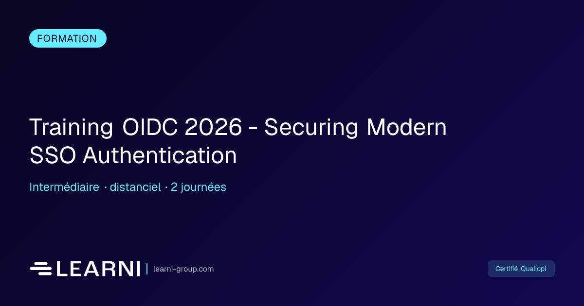 Training OIDC 2026 - Securing Modern SSO Authent... | Learni | Learni ...