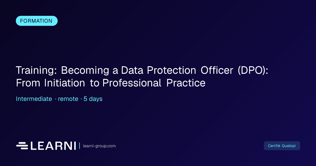 Training: Becoming a Data Protection Officer (DP... | Learni | Learni ...