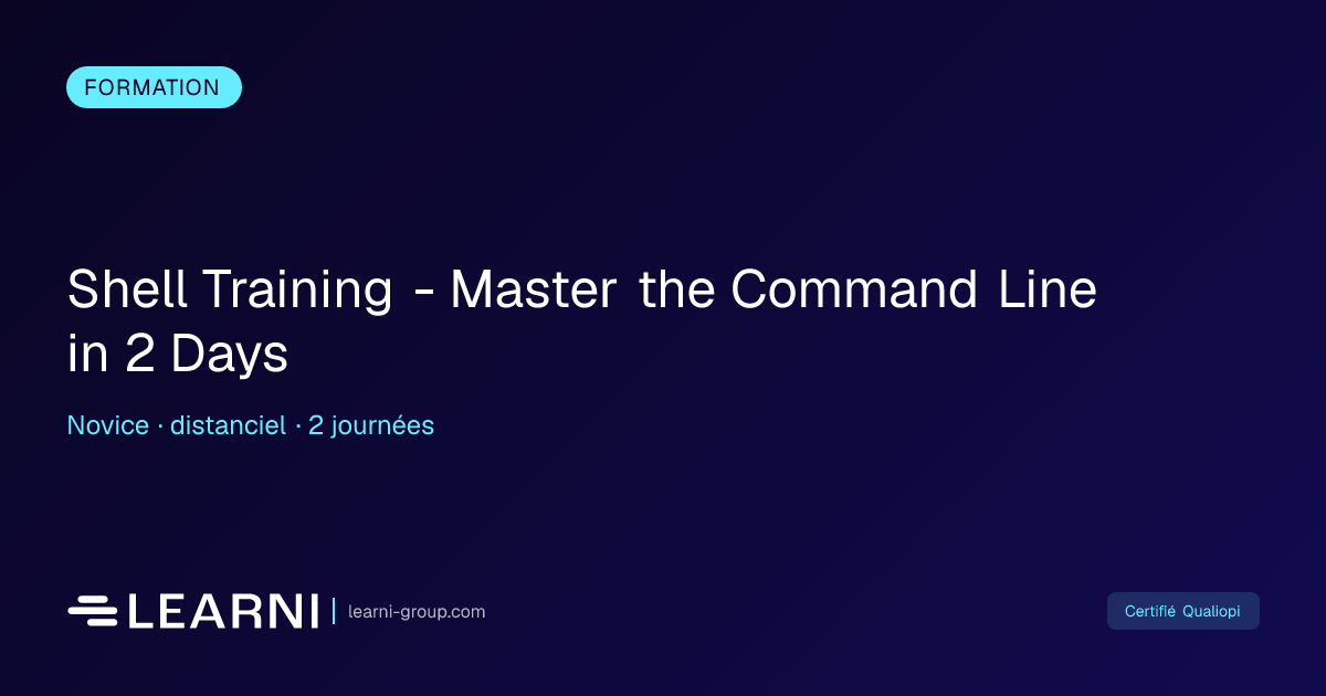 Shell Training - Master the Command Line in 2 Days | Learni | Learni ...