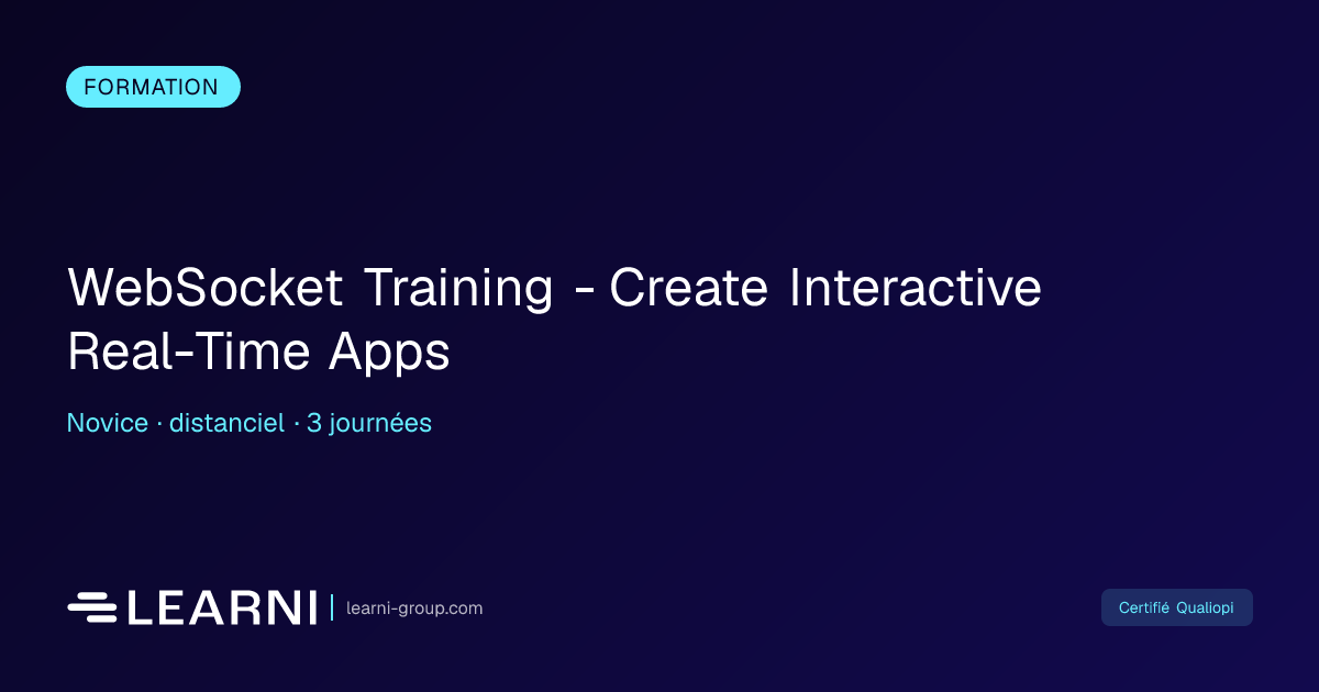 WebSocket Training - Create Interactive Real-Time… | Learni | Learni