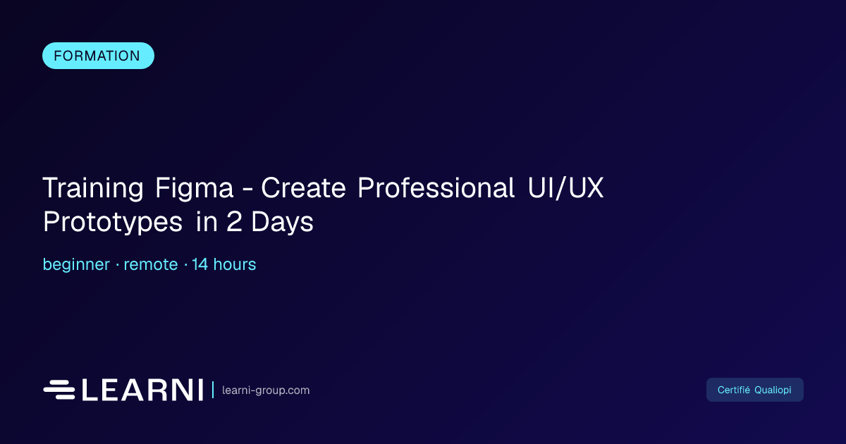 Training Figma - Create Professional UI/UX Proto... | Learni | Learni ...