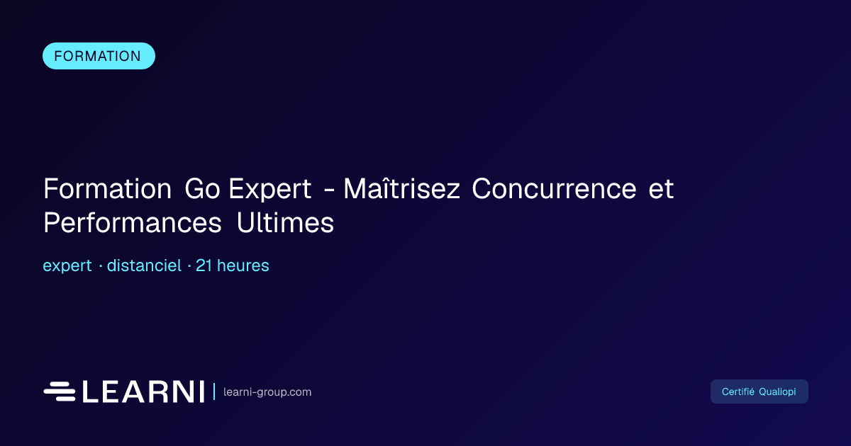 Formation Go Expert - Maîtrisez Concurrence et P... | Learni | Learni ...