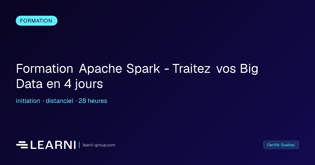 Formation Apache Spark - Traitez vos Big Data en... | Learni | Learni ...