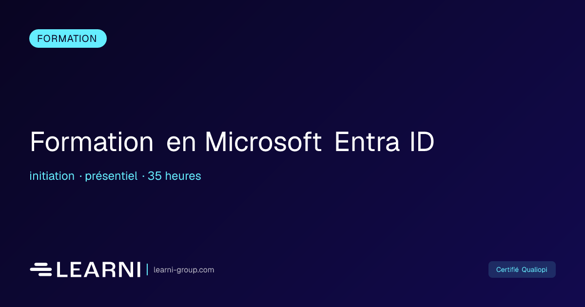 Formation en Microsoft Entra ID | Learni | Learni
