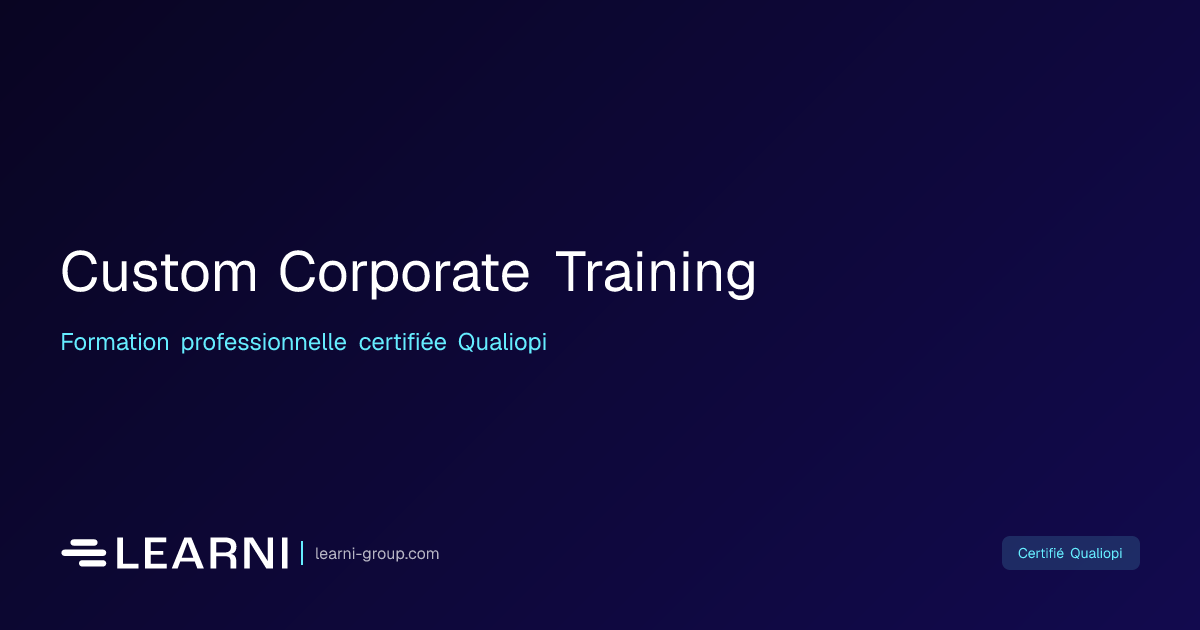Custom Corporate Training | Learni | Learni