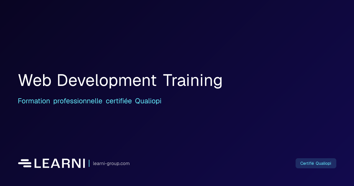 Web Development Training | Learni 2025 | Learni